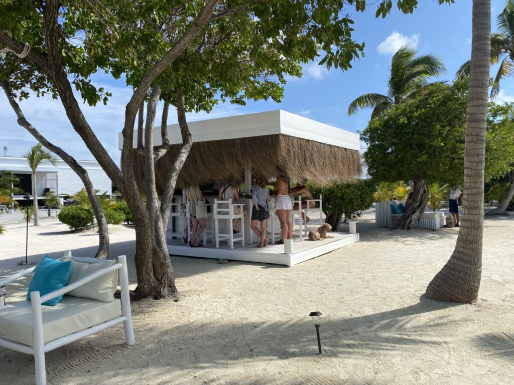 The bar at Bliss Beach