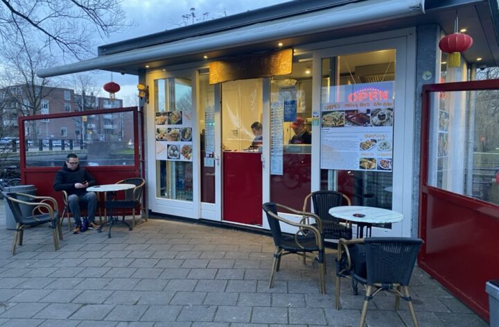 Dumplings shop in Amsterdam