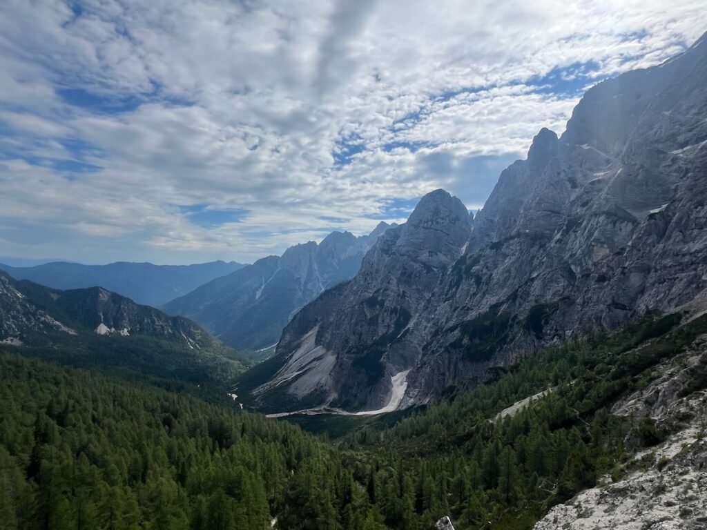 Panoramic vista in Slovenia