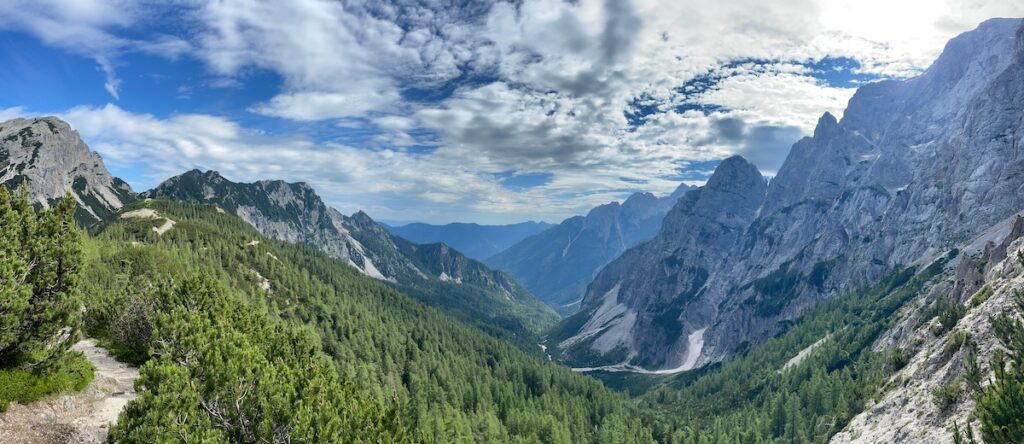 Panoramic vista in Slovenia