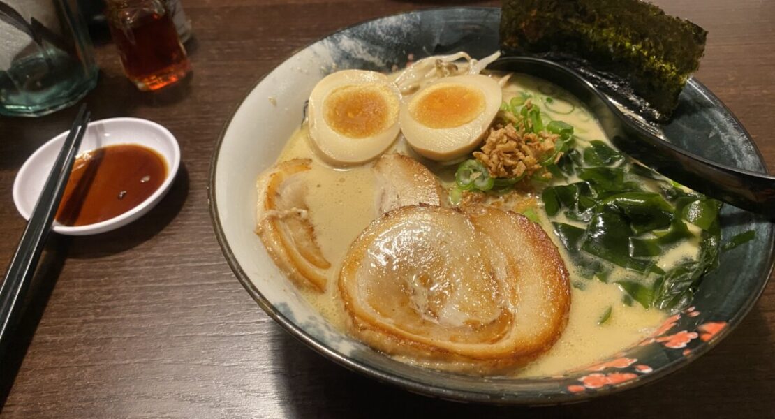 Ramen in Amsterdam, bowl of ramen