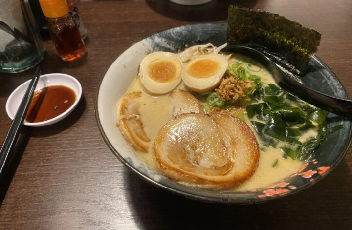 Ramen in Amsterdam, bowl of ramen