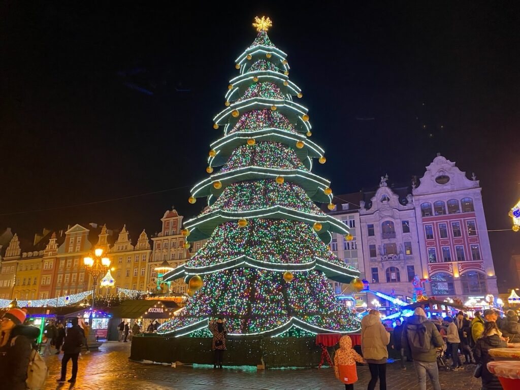 Wroclaw Christmas tree