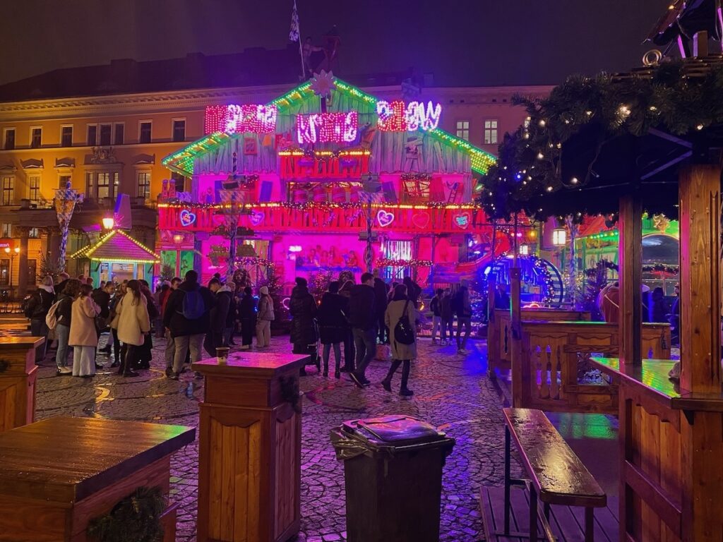 Wroclaw Christmas Market fun house