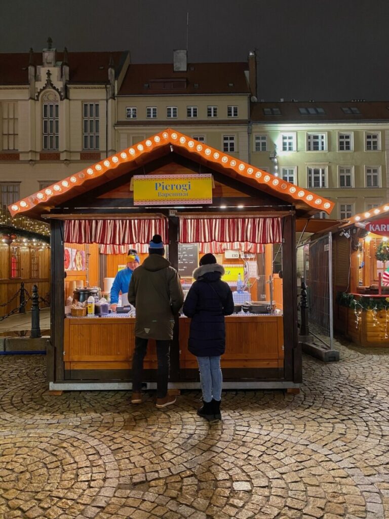 Pierogi stand Wroclaw