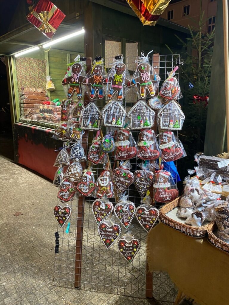 Gingerbread cookies at the Poznan Christmas market