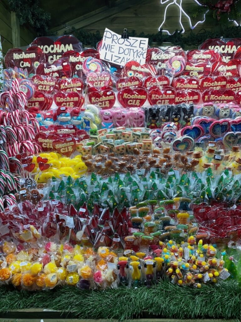 Candy at the Poznan Christmas market